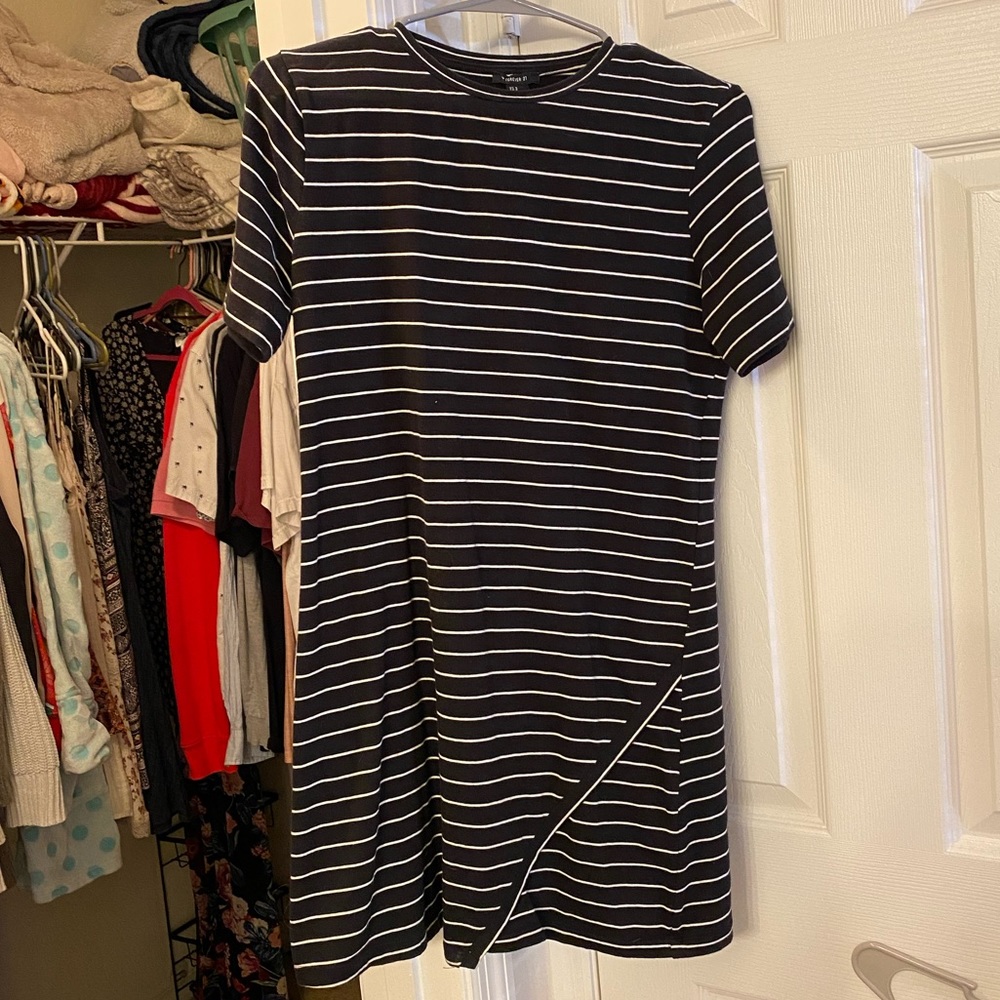 Striped t-shirt dress